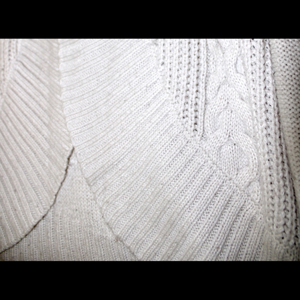 Ivory, warm, cardigan